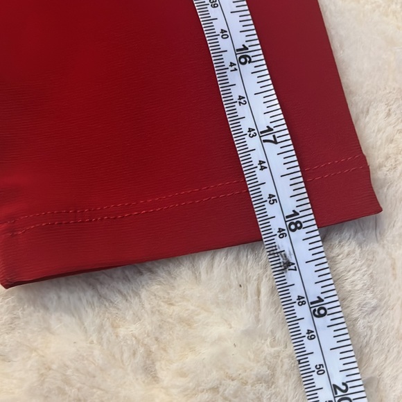 Clara Sun Woo | Twist Tie Tunic Top Asymmetrical Hem 3/4 sleeves in Red | Small - Picture 9 of 14